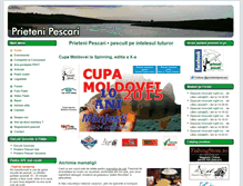 Tablet Screenshot of prietenipescari.ro